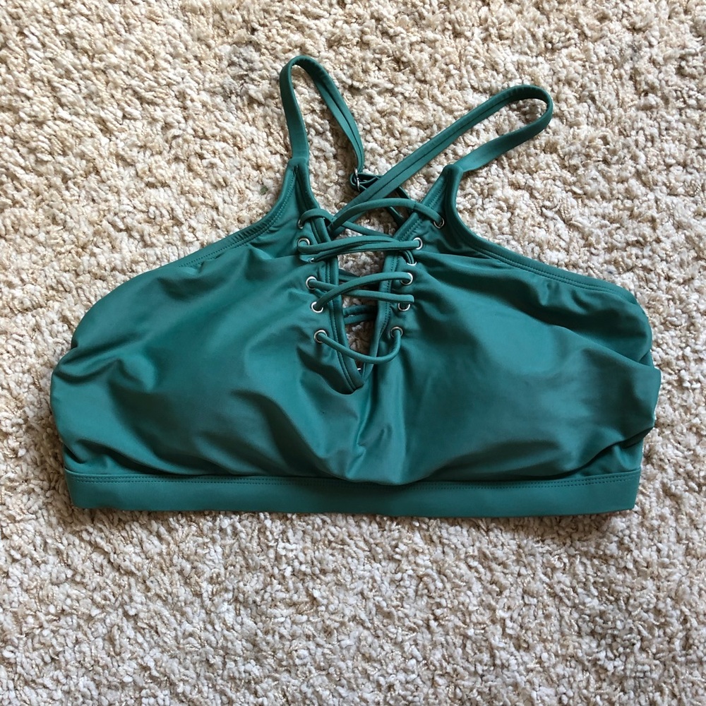 Green Bathing Suit Top
